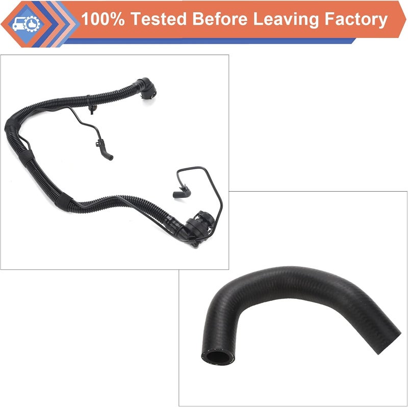 ZONFANT 6 Pcs Engine Radiator Coolant & Heater Hose Set With PCV Pipe & Inlet Compatible With Chevy Vehicle 2011-2016 Cruze 1.4L, Replace#13251447 13251435 13291779 94543097 25193343 55596898 - Image 5